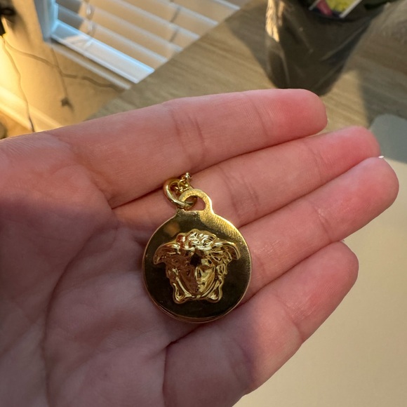 Versace Gold Medusa Pendant Necklace - Picture 3 of 7